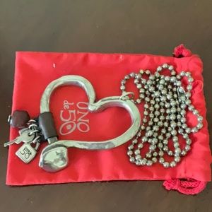 Uno de 50 Love at first sight Heart Necklace